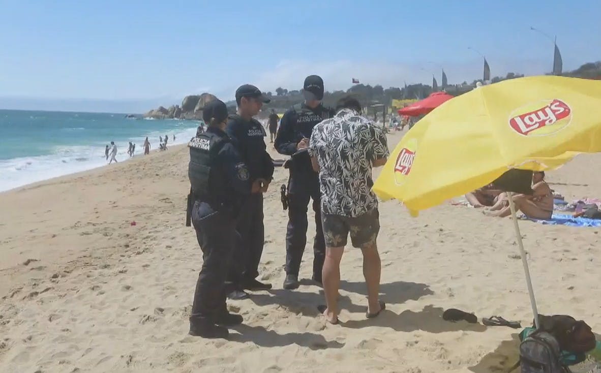 Intensa fiscalización en las playas del litoral central 