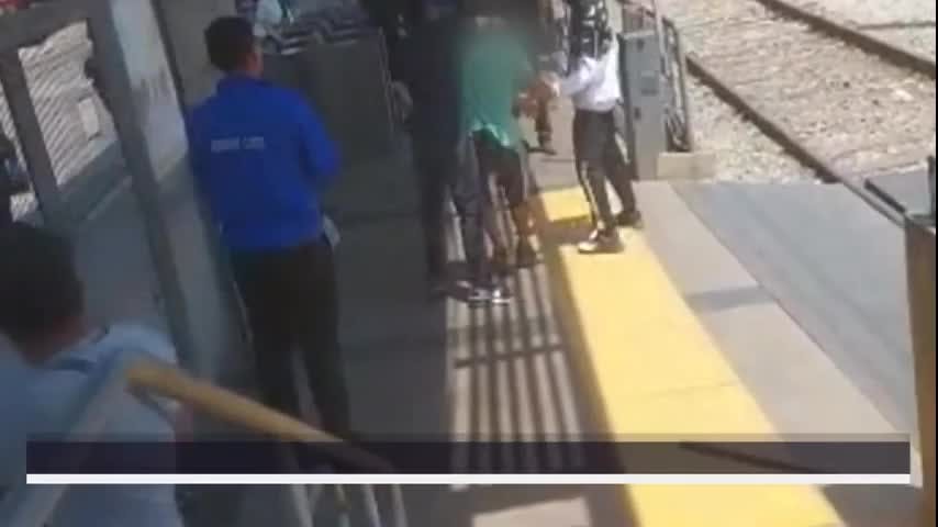 Registran brutal agresión con arma blanca en Metro de Valparaíso