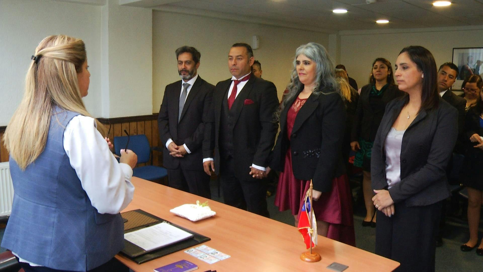 Contrajeron matrimonio este 14 de febrero