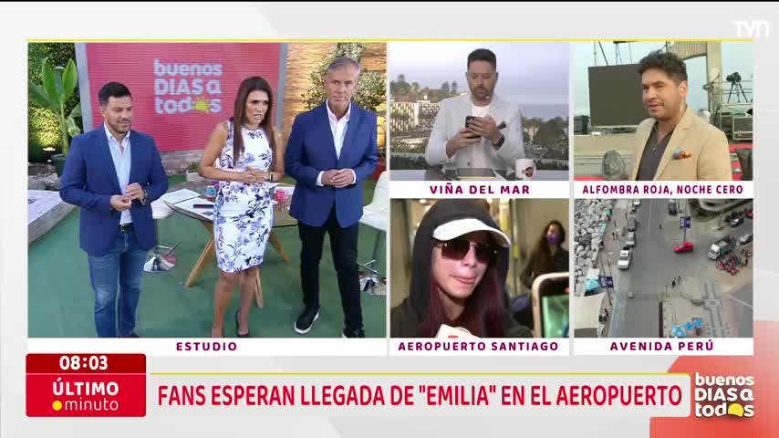 Emilia llega a Chile