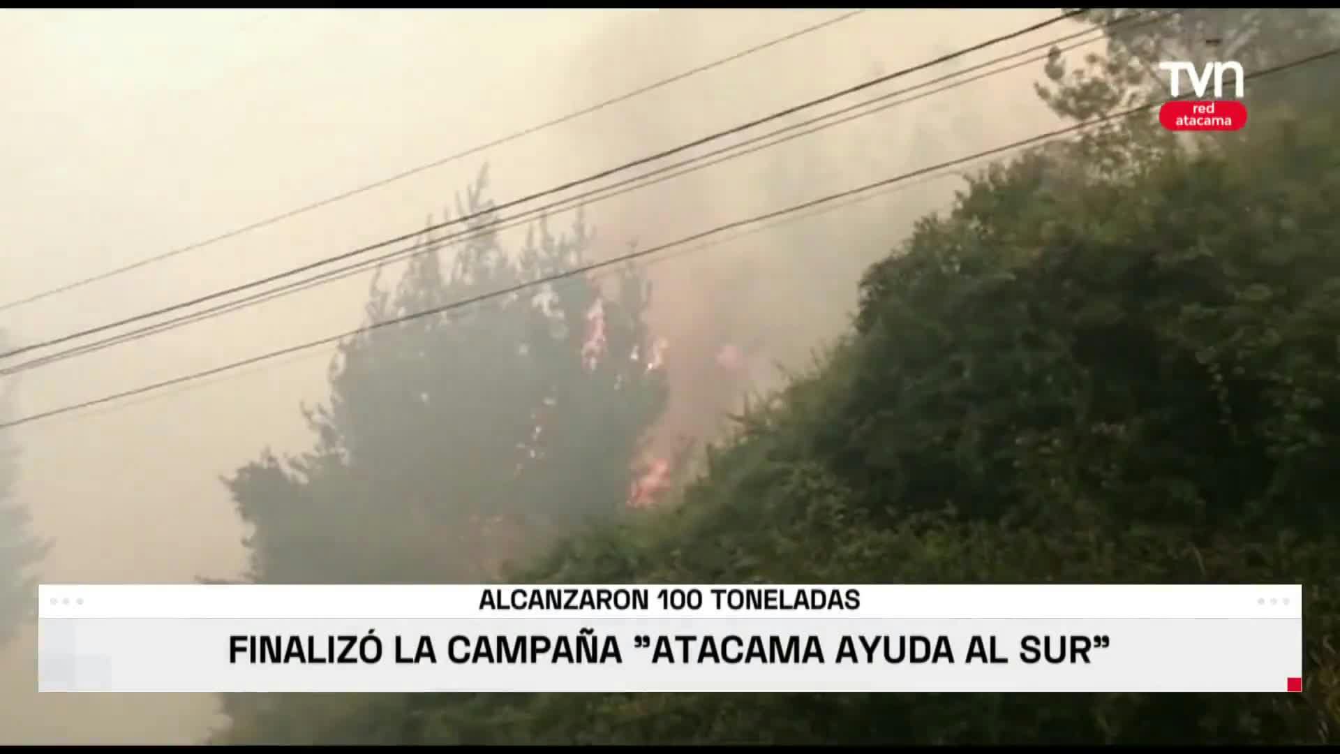 Atacama ayuda al sur