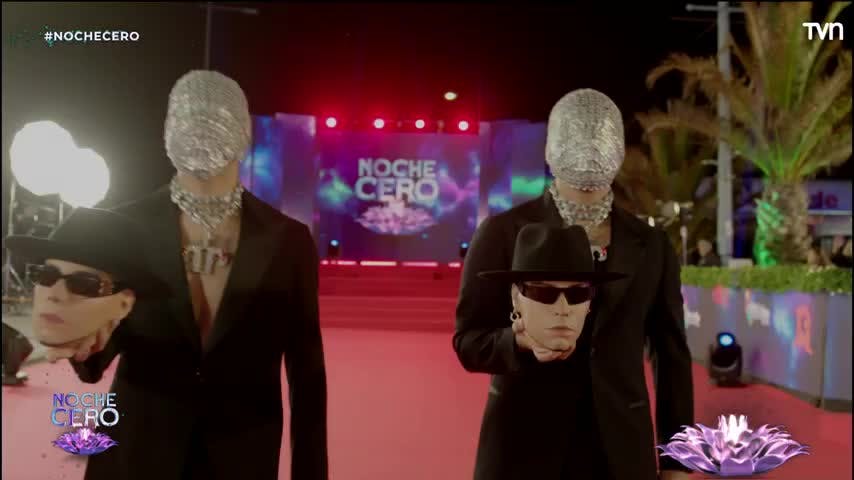 A lo Jared Leto: Power Peralta sorprende en la gala de Viña con look rupturista