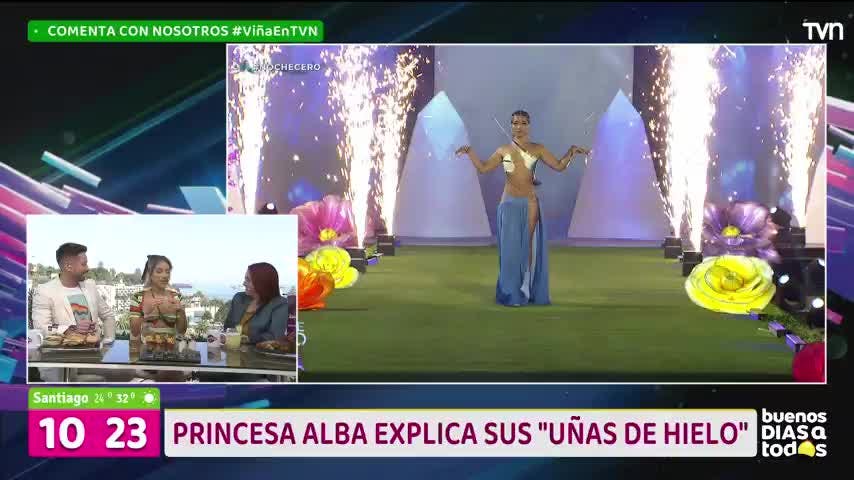 Princesa Alba se refiere a su experiencia en la Noche Cero