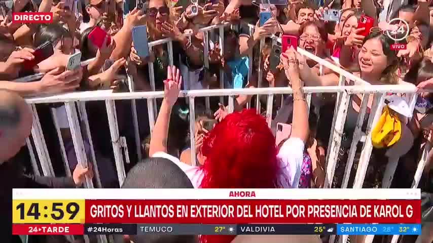 Karol G compartió con sus fanáticos en Viña del Mar: Estoy muy emocionada
