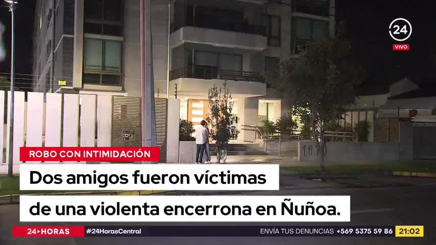 Robo con intimidación: dos amigos fueron víctimas de violenta encerrona en Ñuñoa
