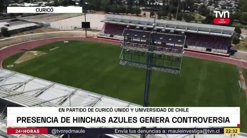 Presencia de hinchas azules genera controversia