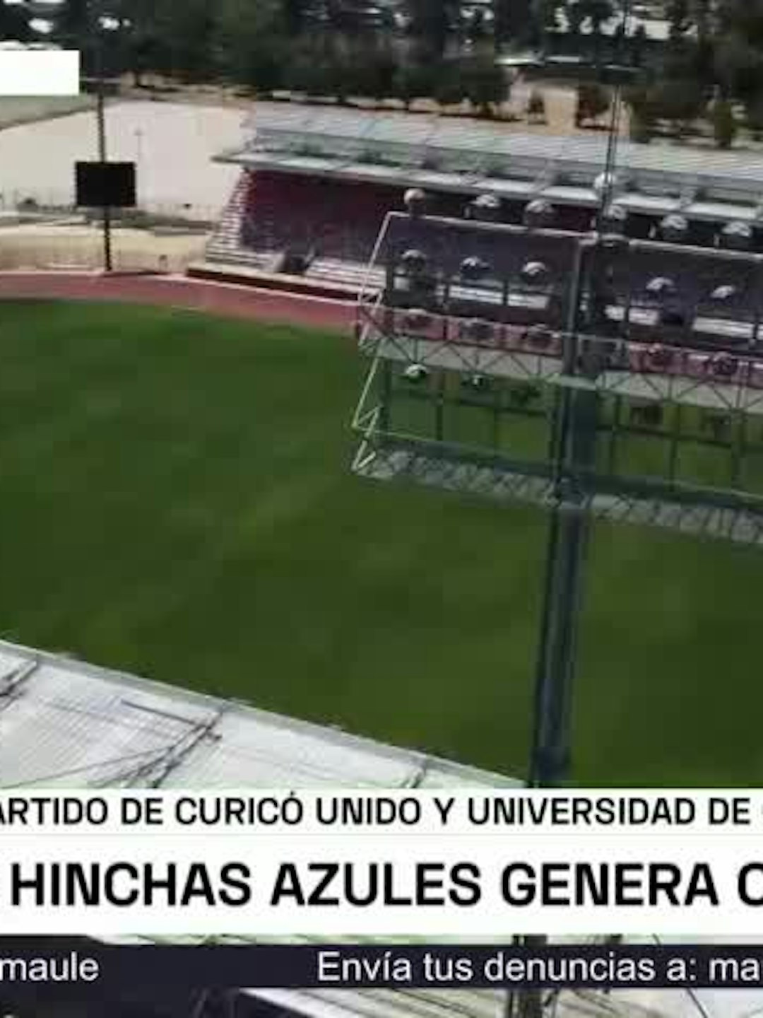 Presencia de hinchas azules genera controversia