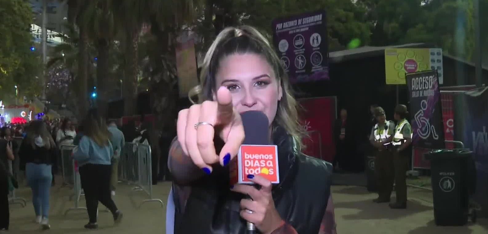 El backstage de la primera noche de festival