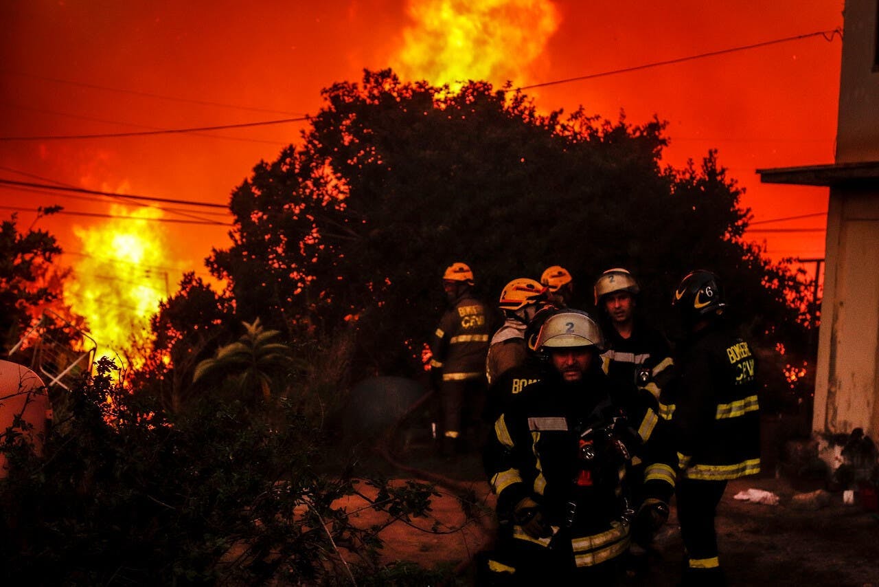 Delgada de La Araucanía por incendios: El calor ha jugado un protagonismo importante