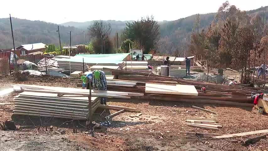Cerro El Santo parte reconstrucción