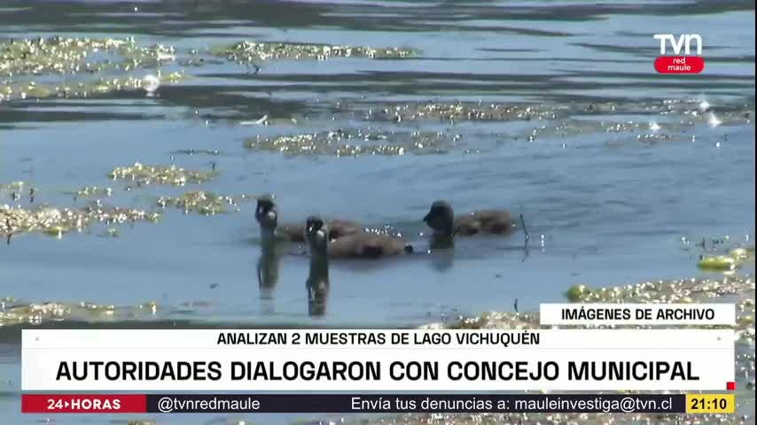 DGA Y SEREMI de salud tomaron muestras del Lago Vichuquén