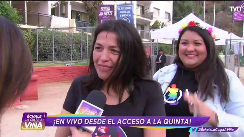 "Ven conmigo": fanáticas de Christina Aguilera comienzan a llegar a la Quinta Vergara
