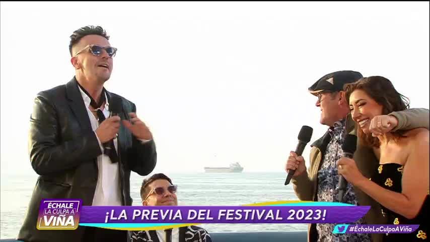 Federico y Comparini desordenaron "Échale la culpa a Viña"