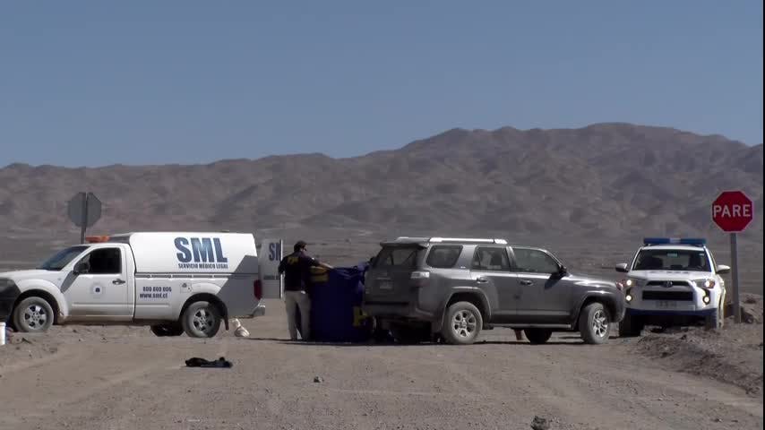 Dos personas fueron halladas muertas en pleno desierto cerca de Calama