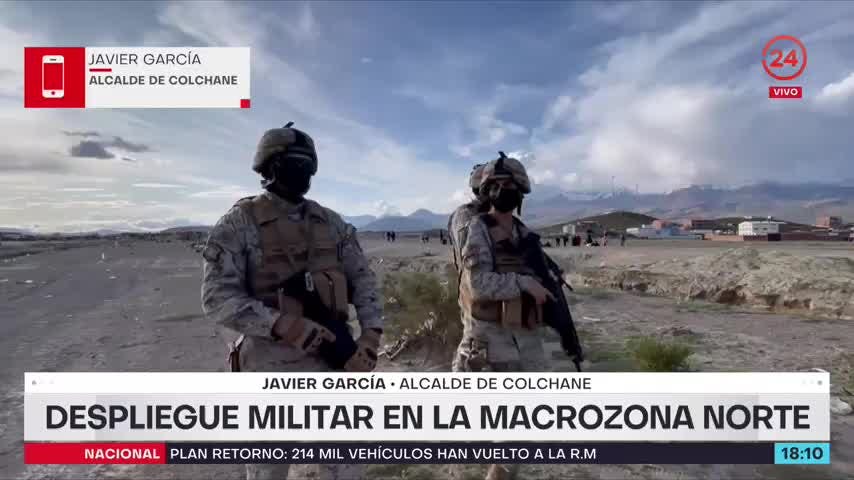 Despliegue militar en la Macrozona Norte