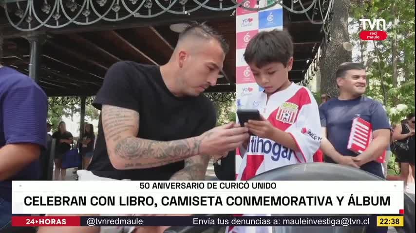 ¡Hasta con libro! Curicó Unido celebra su aniversario nº 50
