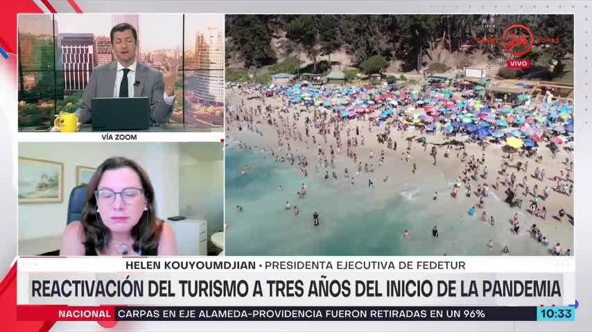 Presidenta ejecutiva Fedetur: Se están cumpliendo las expectativas en lo que se refiere a la recuperación del turismo receptivo
