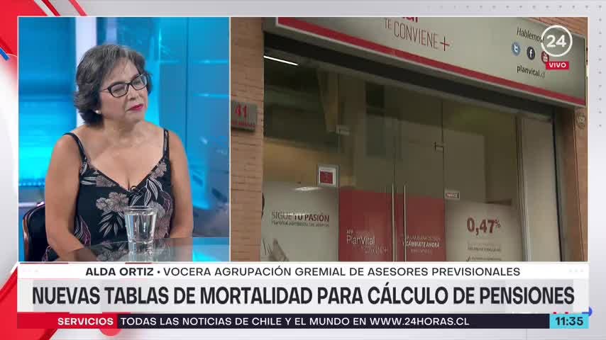 Vocera AGAP por tablas de mortalidad: Este cálculo está directamente relacionado al retiro programado