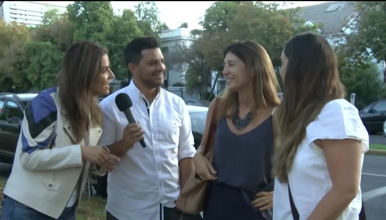 ¡Hoy no se equivocó! Mari Godoy fue a dejar a sus hijos al colegio