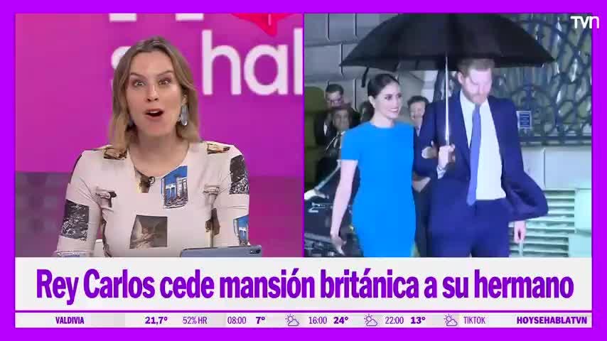 Rey Carlos desaloja a Harry y Meghan de mansión