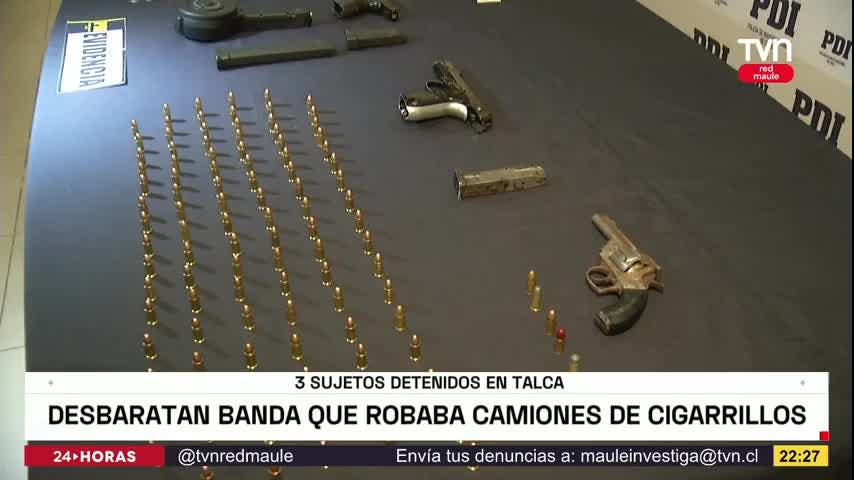 Operativo en Talca permite capturar a banda