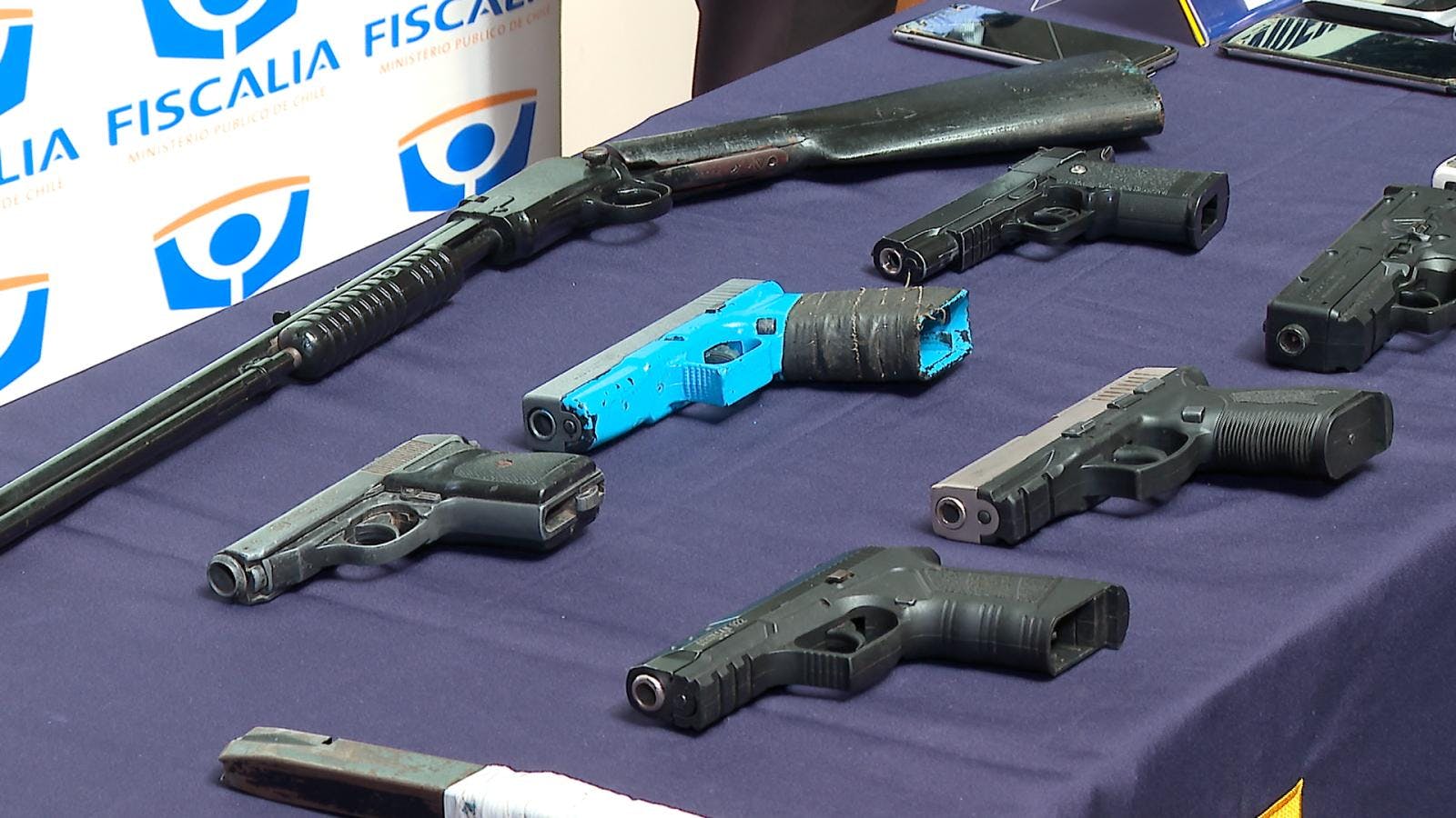 PDI desbarata banda dedicada a modificar armas de fuego