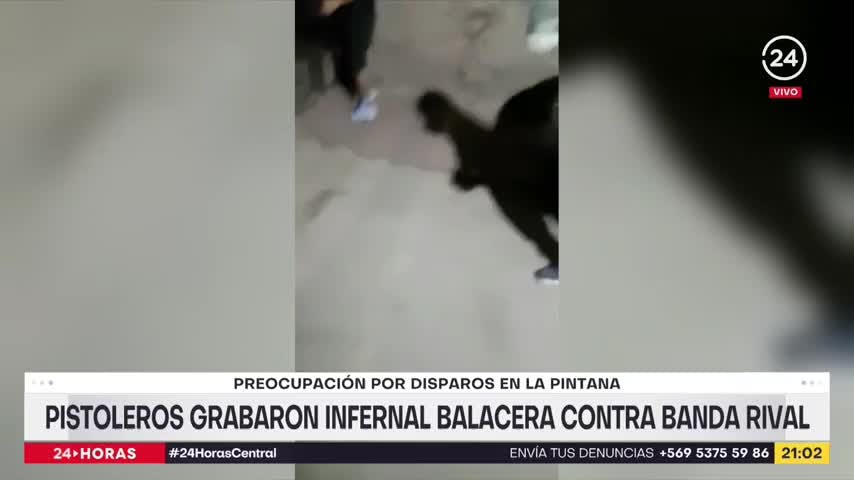 Pistoleros grabaron infernal balacera contra banda rival en La Pintana