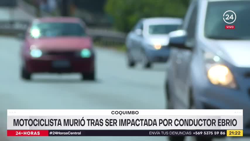 Motociclista murió tras ser impactada por un conductor ebrio