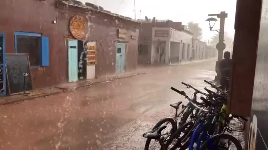 Una veintena de damnificados y viviendas anegadas dejaron las intensas lluvias ocurridas en san Pedro de Atacama 