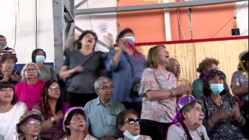 Adultos mayores fueron parte de una de las actividades de aniversario de Calama 