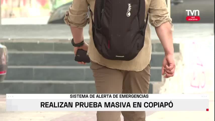 Realizan prueba masiva al Sistema de Alerta de Emergencias