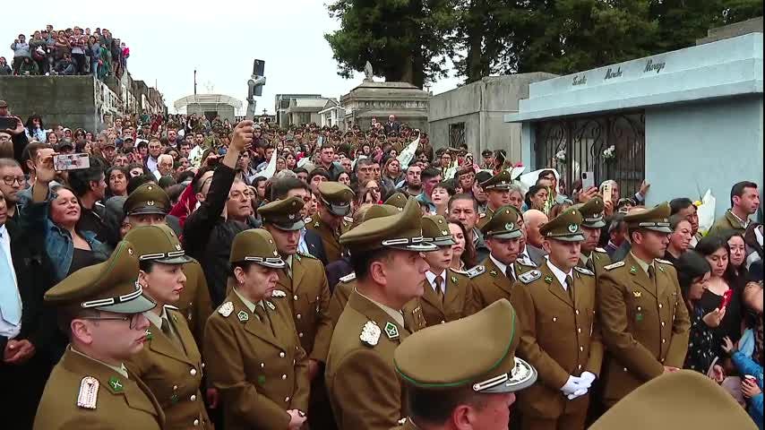 El último adiós del mártir 1231 de Carabineros