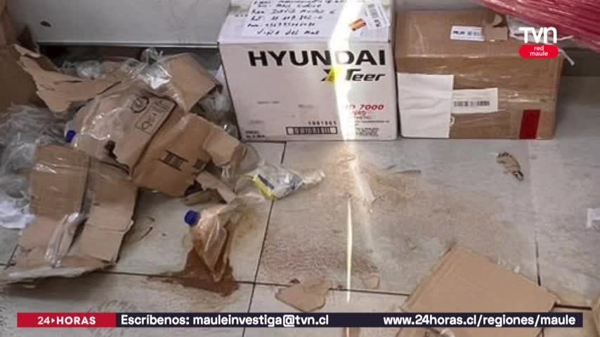 Explotó en pleno mall: Encomienda tenía chicha