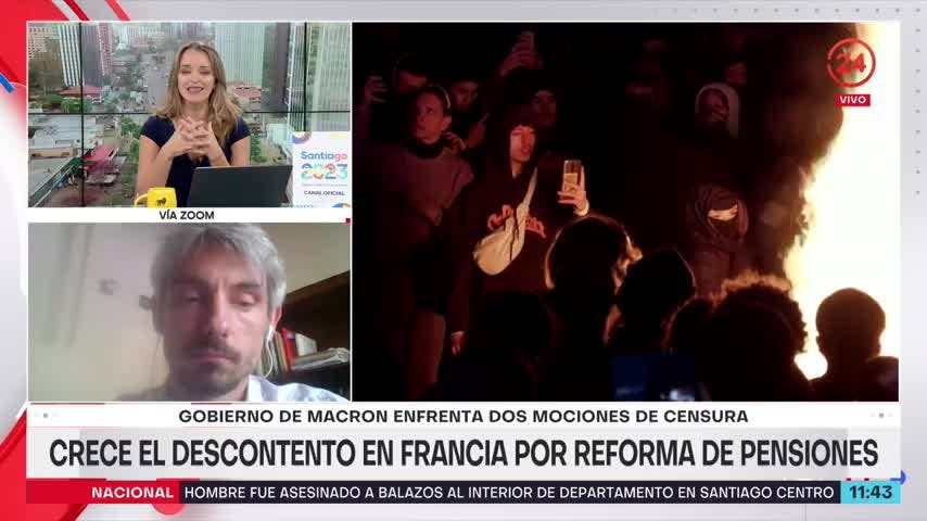 Académico se refiere a manifestaciones por reforma de pensiones en Francia