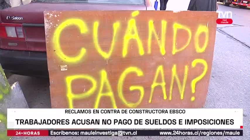 Trabajadores acusan no pago de sueldos