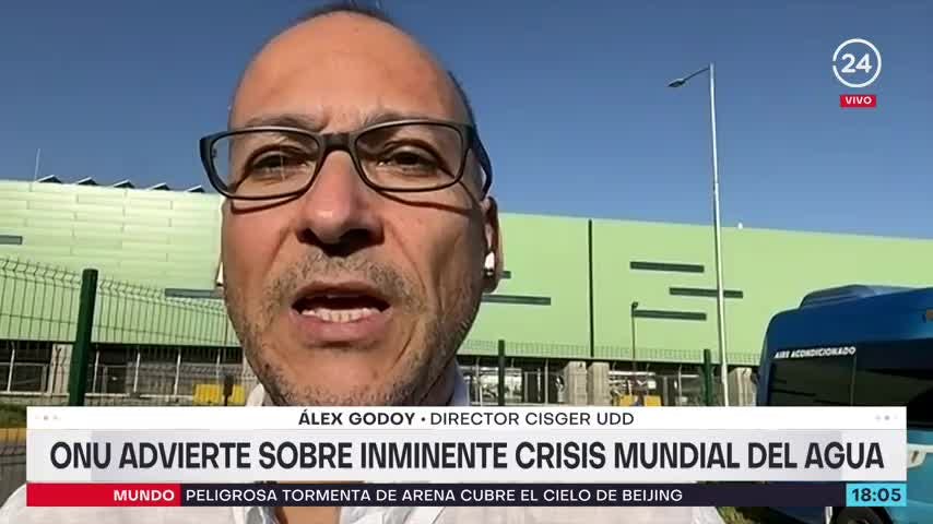 Experto y advertencia de la ONU por crisis hídrica: “Mientras menos tiempo quede más caro saldrá la solución”