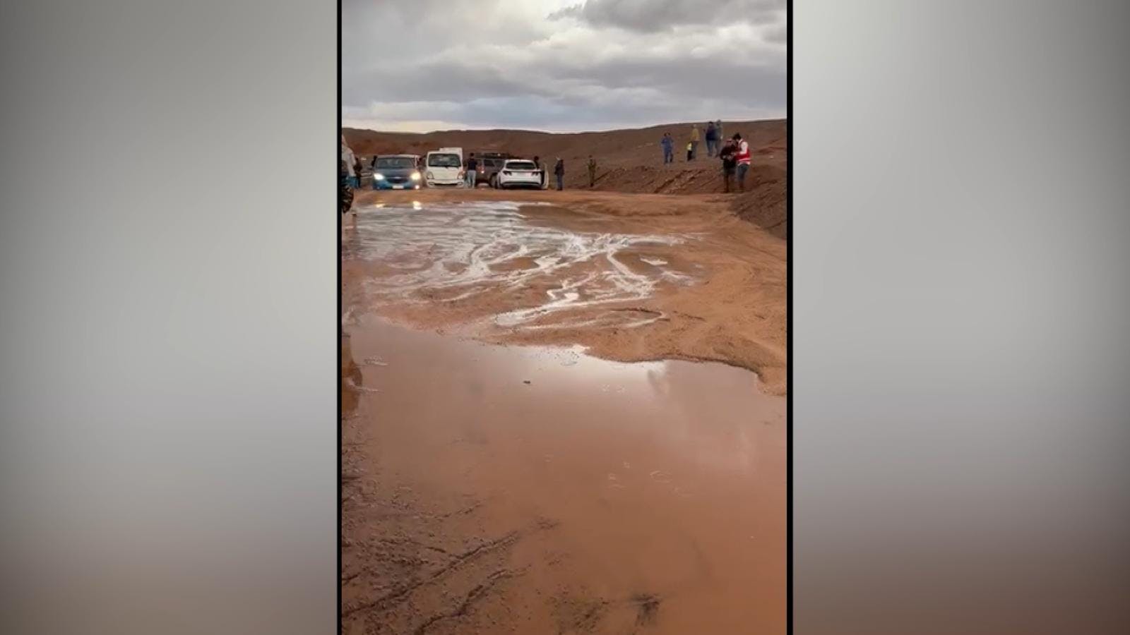 Precipitaciones cortan ruta que une Calama con San Pedro de Atacama