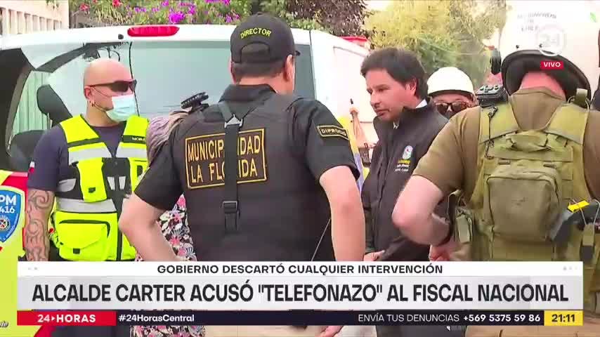 Alcalde Carter acusó telefonazo