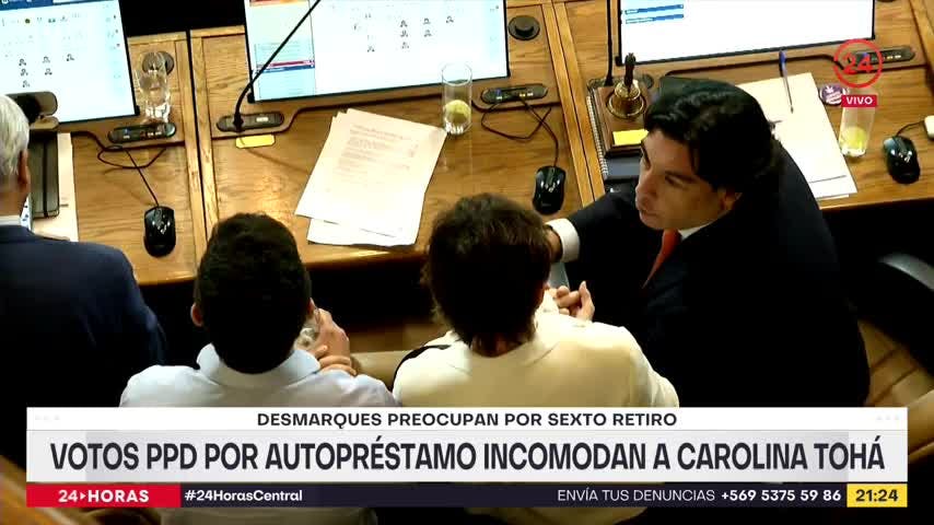 Votos PPD por autopréstamo incomodan a Carolina Tohá