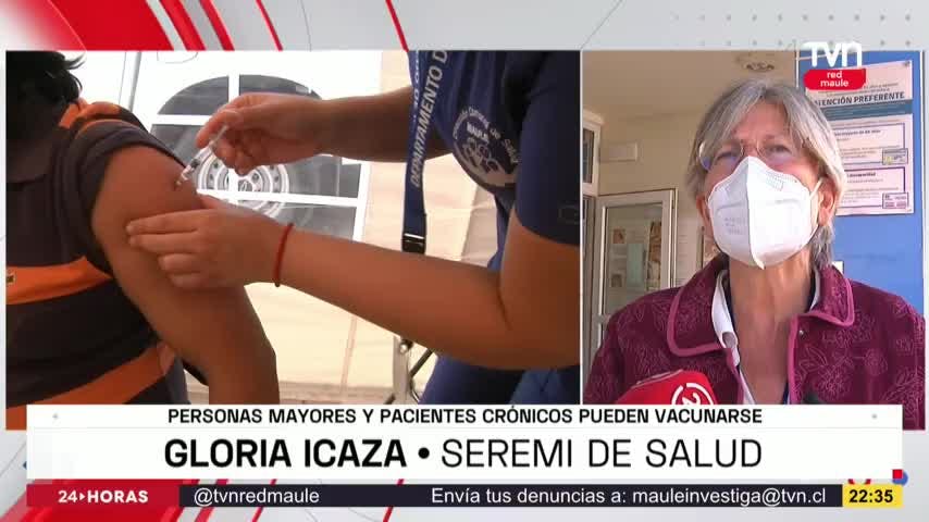 Personas mayores y pacientes crónicos pueden vacunarse