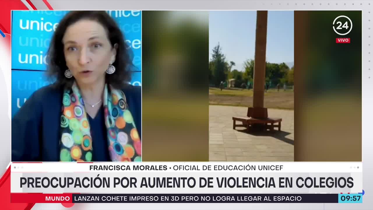 Unicef se refiere al aumento de violencia en colegios