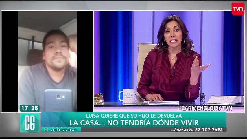 Hijo mío, no tengo dónde vivir | Carmen Gloria a tu servicio