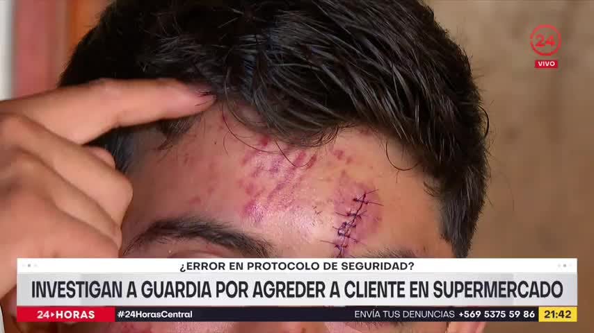 Investigan a guardia por agreder a cliente en supermercado