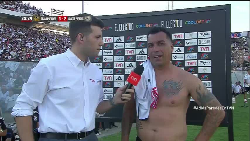 Esteban Paredes y la emoción en su partido de despedida: Gracias infinitas