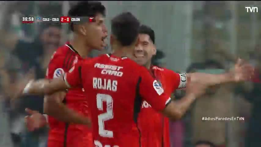 Gran jugada de Damián Pizarro: César Fuentes marcó el segundo gol ante Colón