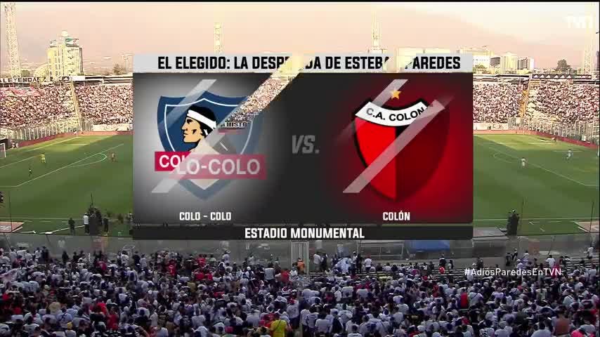 Colo Colo vence a Colón y cierra a lo grande despedida a Esteban Paredes