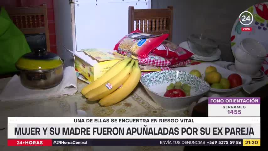 Mujer y su madre fueron apuñaladas por su ex pareja