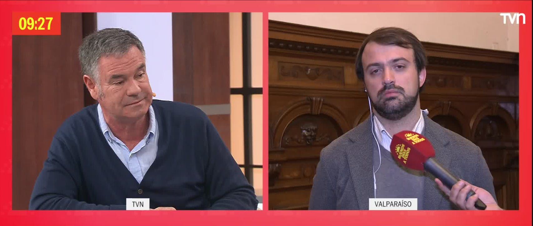 Senador Ossandón y alcalde Sharp debaten sobre la delincuencia