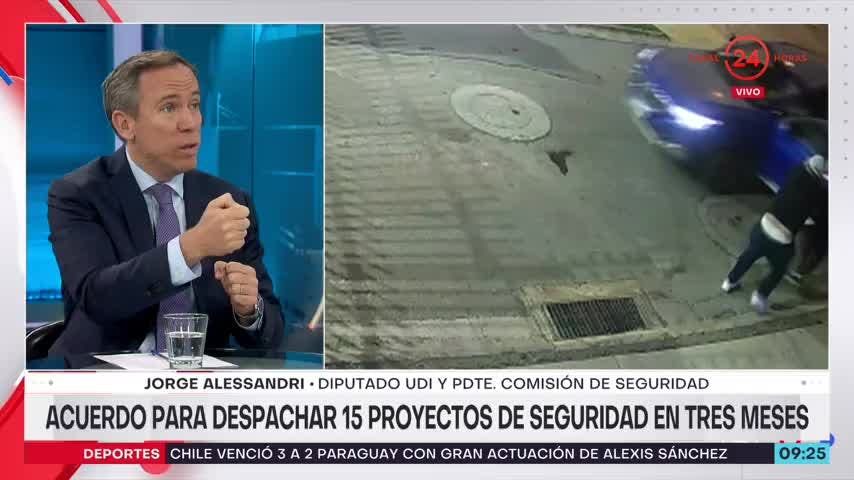 Jorge Alessandri: Chile dejó de ser el país pacífico de hace 20 años