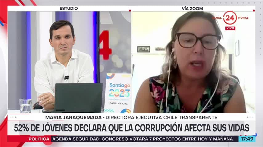 Chile Transparente: Entre los jóvenes “hay una asociación de la corrupción con lo público”